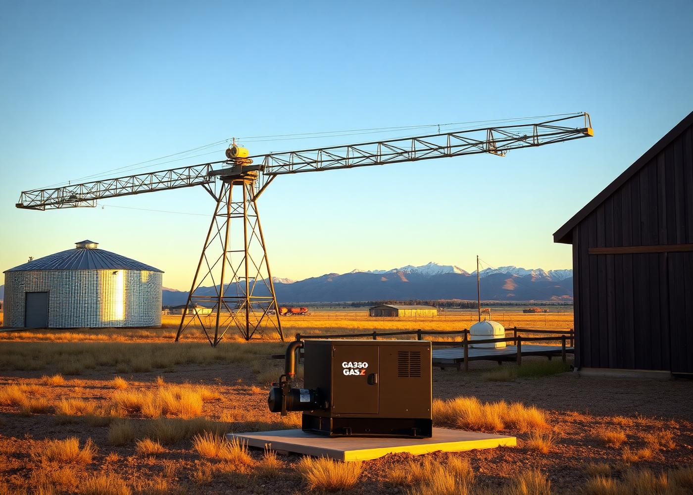 Rural Montana operation with on-site backup generation